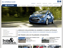 Tablet Screenshot of hyundai.butz-muehlbach.de